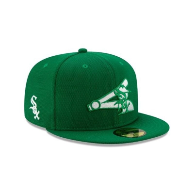 Green Chicago White Sox Hat - New Era MLB St Patricks Day 59FIFTY Fitted Caps USA1453062